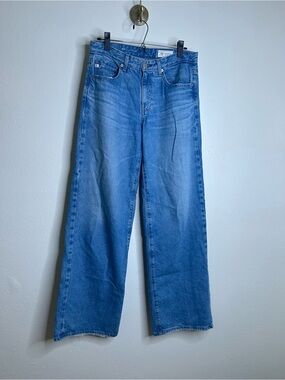 AG Adria Low Rise Baggy Wide Leg Relaxed Fit Cotton Lyocell Jean Size 26